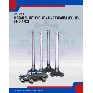 Exhaust Valve (EX)-Nissan Sunny-NB-58-0