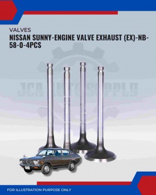 Exhaust Valve (EX)-Nissan Sunny-NB-58-0