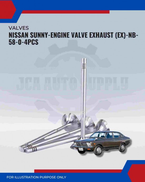 Exhaust Valve (EX)-Nissan Sunny-NB-58-0