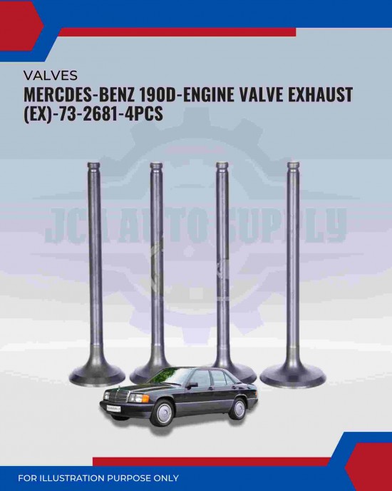 Exhaust Valve (EX) Set-Mercedes-Benz 190D-180D-200D-73-2681