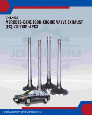 Exhaust Valve (EX) Set-Mercedes-Benz 190D-180D-200D-73-2681 Exhaust Valve (EX) Set-Mercedes-Benz 190D-180D-200D-73-2681