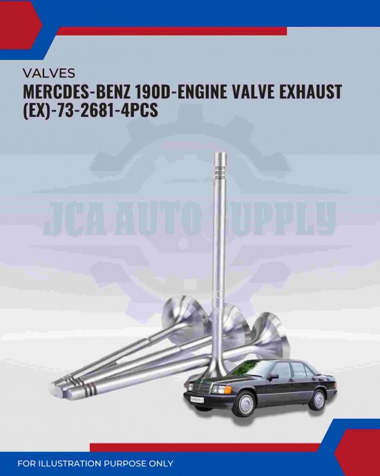 Exhaust Valve (EX) Set-Mercedes-Benz 190D-180D-200D-73-2681