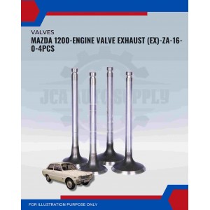 Exhaust Valve (EX)-Mazda 1200-ZA-16-0