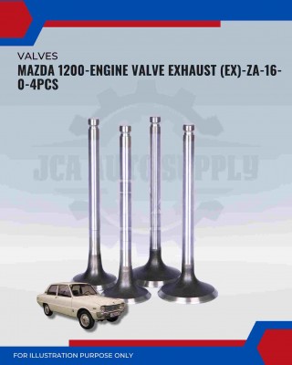 Exhaust Valve (EX)-Mazda 1200-ZA-16-0