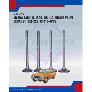 Exhaust Valve (EX)-Mazda Familia 1500. UB. UC-222-12-111