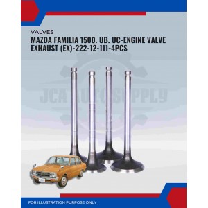 Exhaust Valve (EX)-Mazda Familia 1500. UB. UC-222-12-111