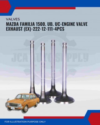 Exhaust Valve (EX)-Mazda Familia 1500. UB. UC-222-12-111