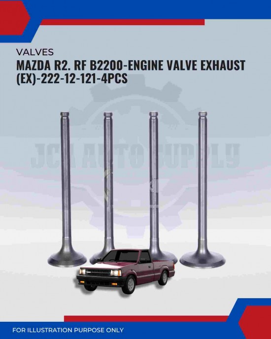 Exhaust Valve (EX) Set- Mazda R2. RF B2200-222-12-121