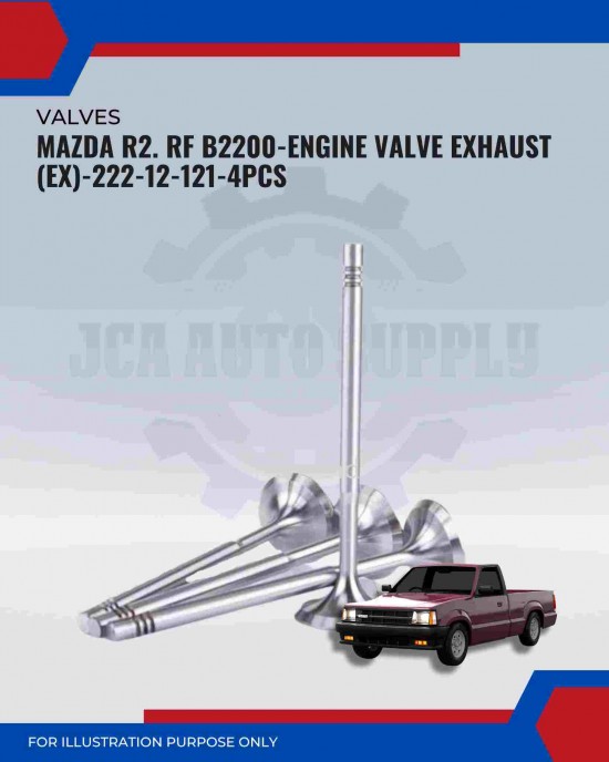 Exhaust Valve (EX) Set- Mazda R2. RF B2200-222-12-121