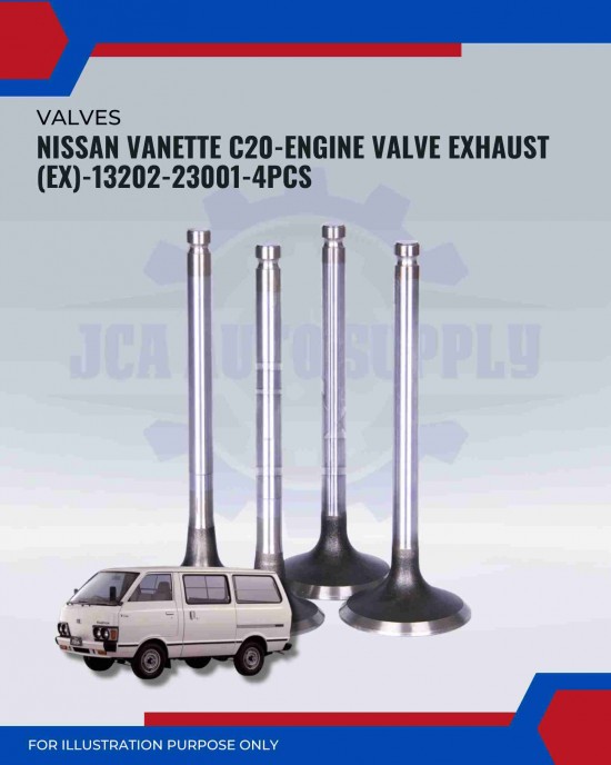 Exhaust Valve (EX) Set-Nissan Vanette C20-Skyline-Datsun 240Z-510-13202-23001