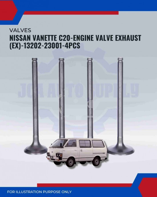 Exhaust Valve (EX) Set-Nissan Vanette C20-Skyline-Datsun 240Z-510-13202-23001