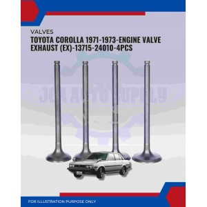 Exhaust Valve (EX) Set-Toyota Corolla KE70-KE30-E20-Publica-Starlet 1000-13715-24010
