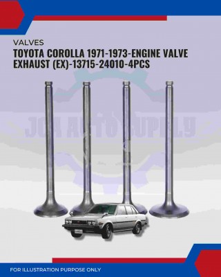 Exhaust Valve (EX) Set-Toyota Corolla KE70-KE30-E20-Publica-Starlet 1000-13715-24010