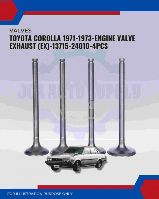 Exhaust Valve (EX) Set-Toyota Corolla KE70-KE30-E20-Publica-Starlet 1000-13715-24010