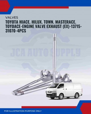 Exhaust Valve (EX) Set-Toyota Hilux-Hiace-TownAce-MasterAce-ToyoAce-13715-31070