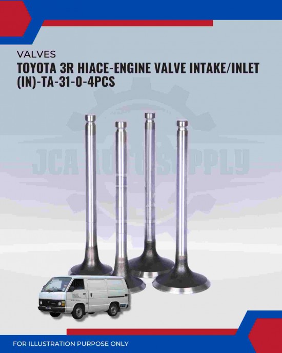 Intake Valve (IN)-Toyota 3R. Hiace-TA-31-0