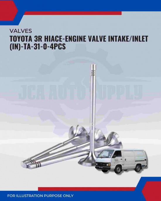 Intake Valve (IN)-Toyota 3R. Hiace-TA-31-0