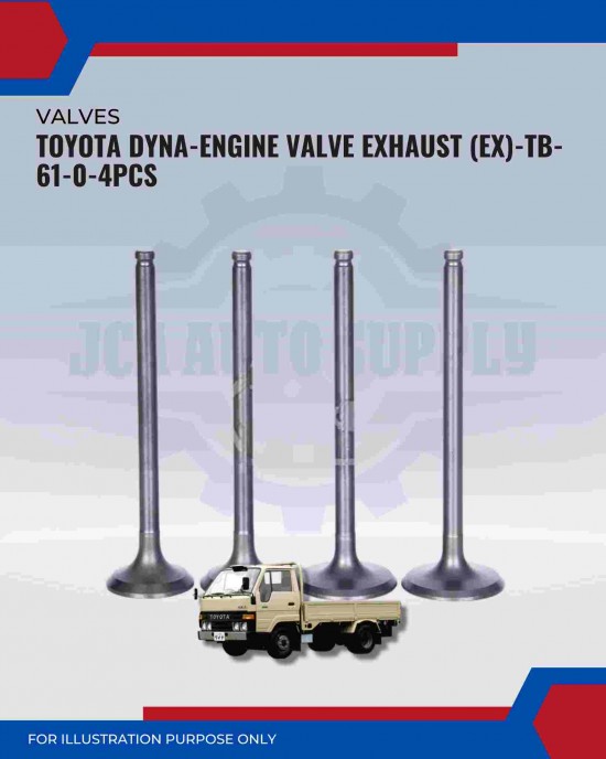 Exhaust Valve (EX)-Toyota Dyna-TB-61-0