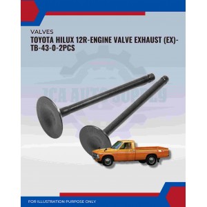 Exhaust Valve (EX)-Toyota Hilux 12R-TB-43-0