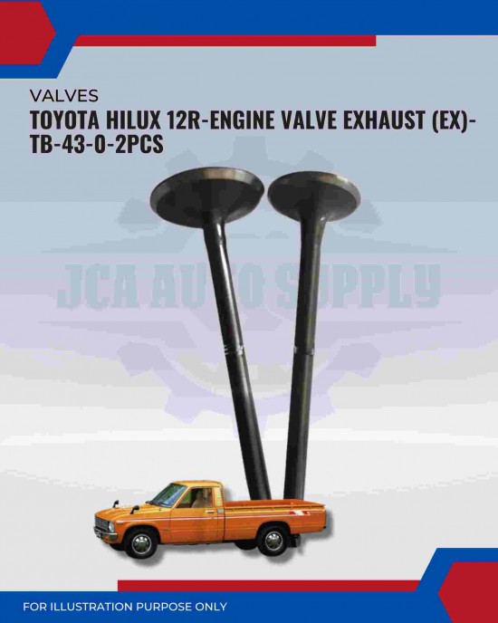 Exhaust Valve (EX)-Toyota Hilux 12R-TB-43-0