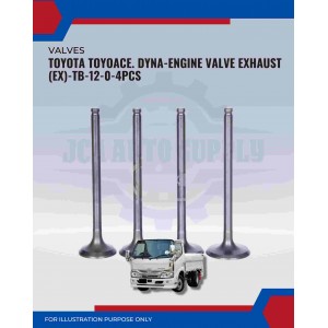 Exhaust Valve (EX)-Toyota ToyoAce. Dyna-TB-12-0