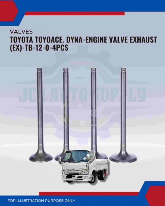 Exhaust Valve (EX)-Toyota ToyoAce. Dyna-TB-12-0