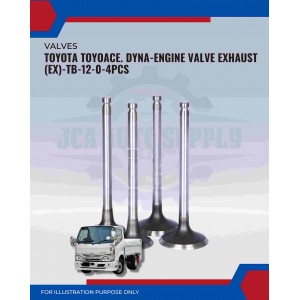 Exhaust Valve (EX)-Toyota ToyoAce. Dyna-TB-12-0
