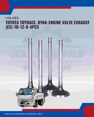 Exhaust Valve (EX)-Toyota ToyoAce. Dyna-TB-12-0