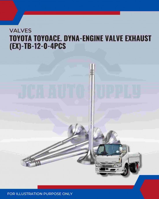 Exhaust Valve (EX)-Toyota ToyoAce. Dyna-TB-12-0