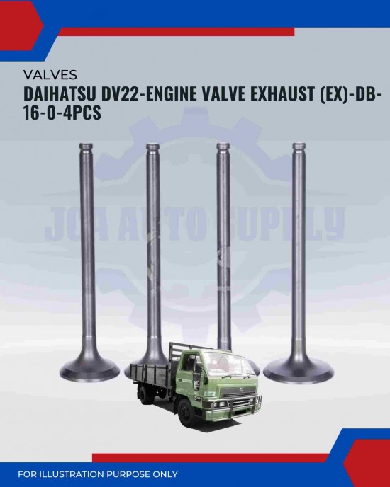 Exhaust Valve (EX) Set-Daihatsu DV22-DB-16-0 Exhaust Valve (EX) Set-Daihatsu DV22-DB-16-0