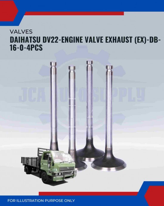 Exhaust Valve (EX) Set-Daihatsu DV22-DB-16-0 Exhaust Valve (EX) Set-Daihatsu DV22-DB-16-0