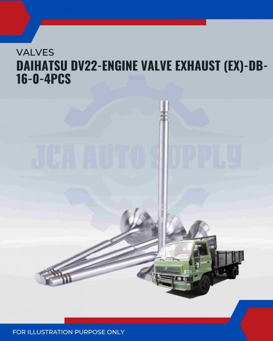 Exhaust Valve (EX) Set-Daihatsu DV22-DB-16-0 Exhaust Valve (EX) Set-Daihatsu DV22-DB-16-0