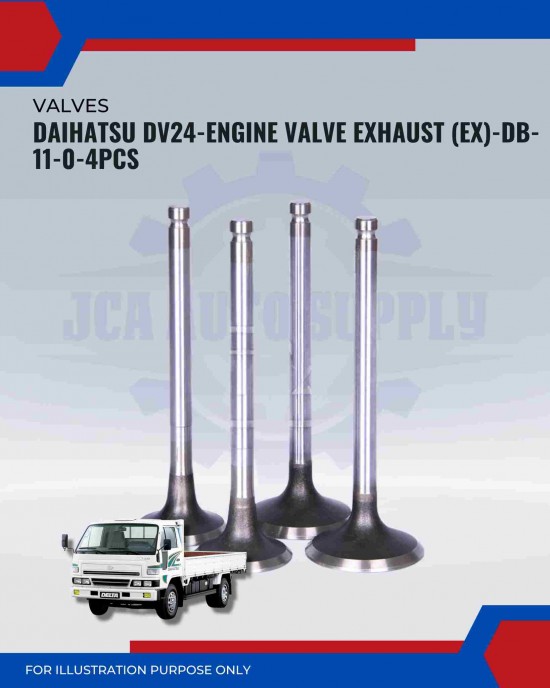 Exhaust Valve (EX) Set-Daihatsu DV24-DB-11-0 Exhaust Valve (EX) Set-Daihatsu DV24-DB-11-0