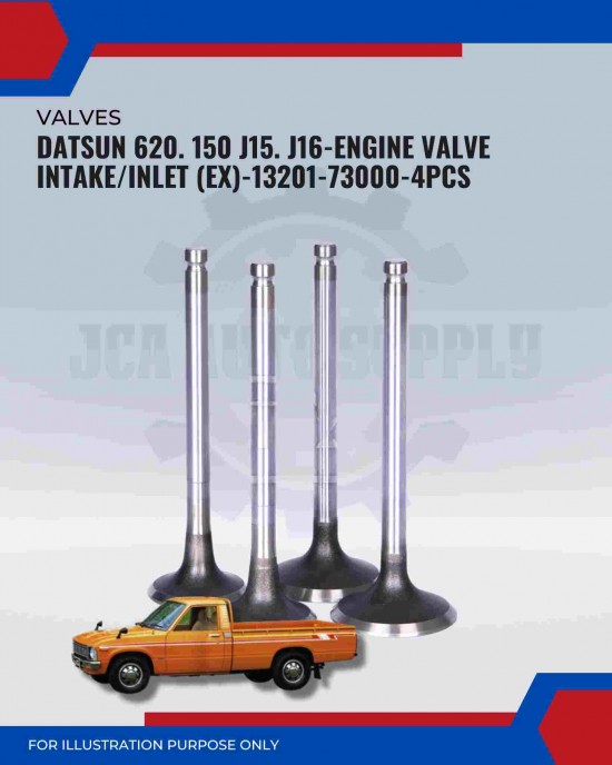 Intake Valve (IN)-Datsun 620. 150. J15. J16-13201-73000