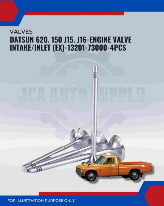 Intake Valve (IN)-Datsun 620. 150. J15. J16-13201-73000