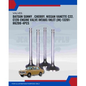 Exhaust Valve (EX)-Datsun Sunny. Cherry. Nissan Vanette C22. C120-Exhaust Valve-13201-H6200 Exhaust Valve (EX)-Datsun Sunny. Cherry. Nissan Vanette C22. C120-Exhaust Valve-13201-H6200