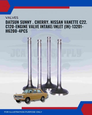 Exhaust Valve (EX)-Datsun Sunny. Cherry. Nissan Vanette C22. C120-Exhaust Valve-13201-H6200 Exhaust Valve (EX)-Datsun Sunny. Cherry. Nissan Vanette C22. C120-Exhaust Valve-13201-H6200
