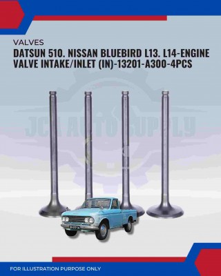 Intake Valve (IN)-Nissan Bluebird L13. L14-13201-A300