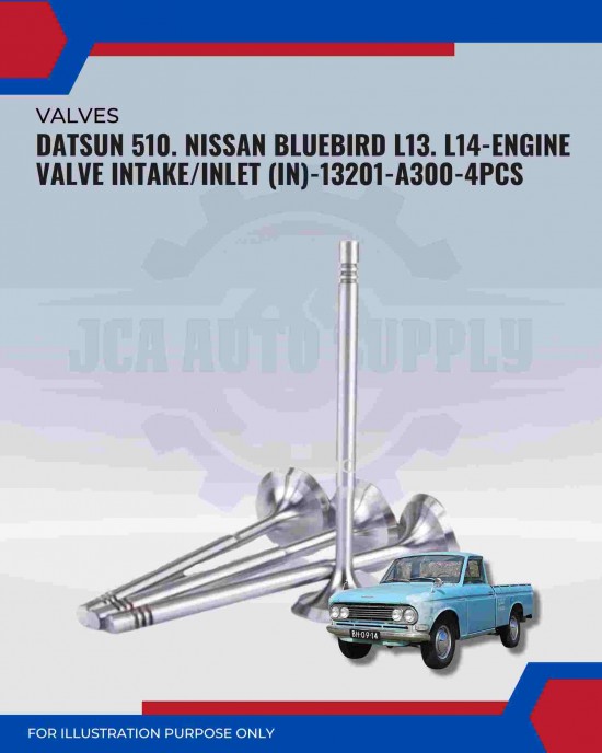 Intake Valve (IN)-Nissan Bluebird L13. L14-13201-A300