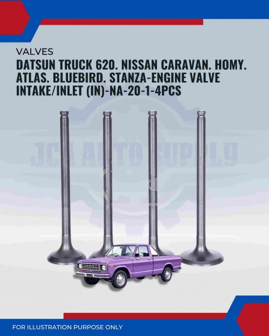 Intake Valve (IN)-Nissan Caravan. Homy. Atlas. Bluebird. Stanza-NA-20-1