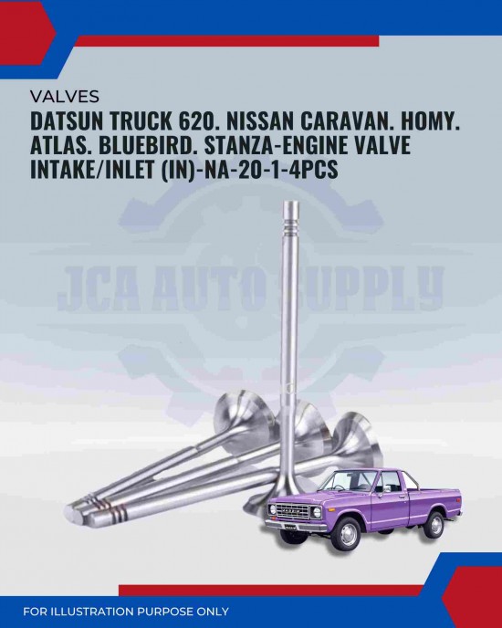 Intake Valve (IN)-Nissan Caravan. Homy. Atlas. Bluebird. Stanza-NA-20-1