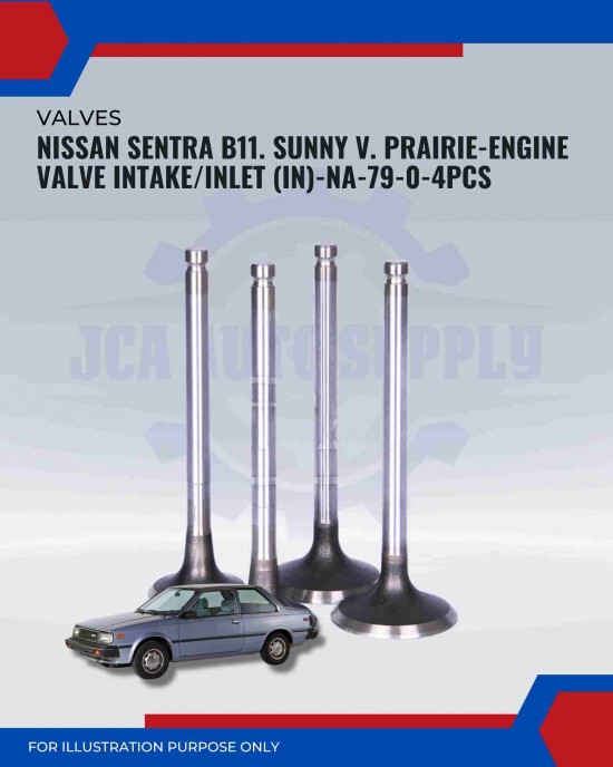 Intake Valve (IN)-Nissan Sentra B11. Sunny V. Prairie-NA-79-0