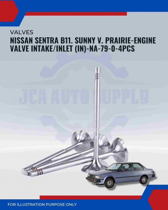 Intake Valve (IN)-Nissan Sentra B11. Sunny V. Prairie-NA-79-0