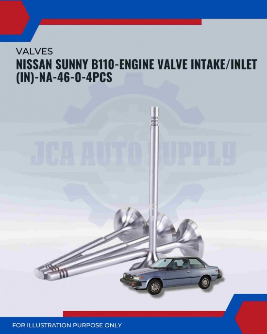 Intake Valve (IN)-Nissan Sunny B110-NA-46-0