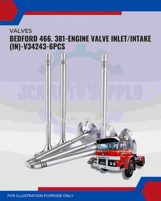 Intake Valve (IN) Set-Bedford 466-V34243