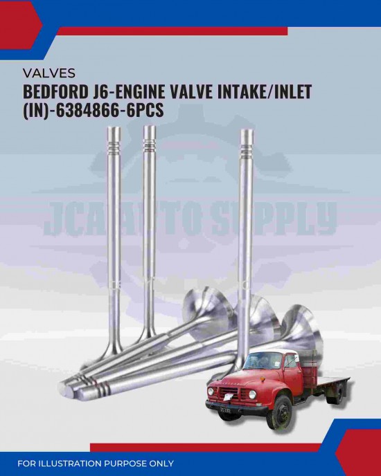 Intake Valve (IN) Set-Bedford J6-J4-6384866 Intake Valve (IN) Set-Bedford J6-J4-6384866