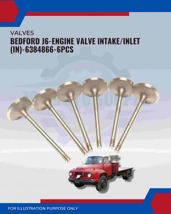 Intake Valve (IN) Set-Bedford J6-J4-6384866 Intake Valve (IN) Set-Bedford J6-J4-6384866