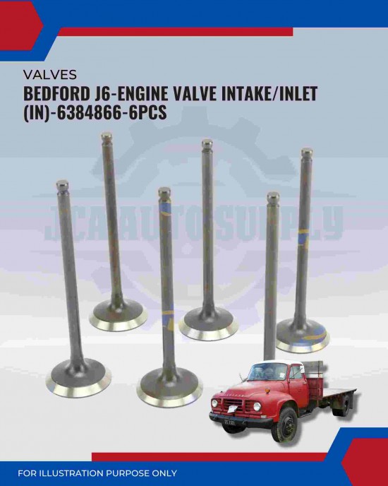 Intake Valve (IN) Set-Bedford J6-J4-6384866 Intake Valve (IN) Set-Bedford J6-J4-6384866