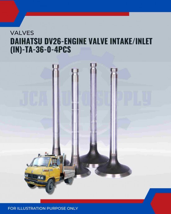 Intake Valve (IN) Set-Daihatsu DV26-TA-36-0 Intake Valve (IN) Set-Daihatsu DV26-TA-36-0
