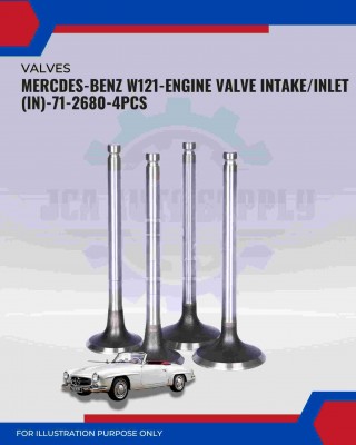 Intake Valve (IN) Set-Mercedes-Benz W121-200D-190DC-71-2680 Intake Valve (IN) Set-Mercedes-Benz W121-200D-190DC-71-2680